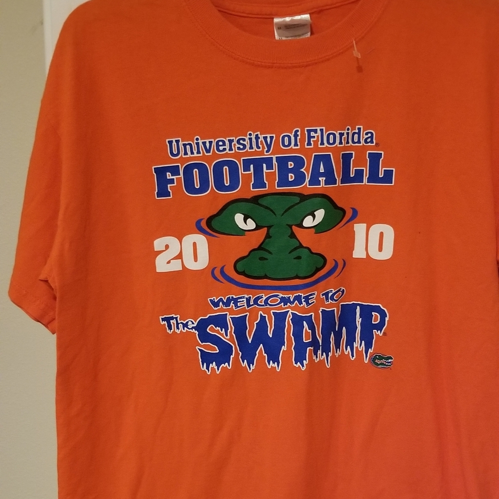 Vintage 2010 USF GATORS Welcome To The Swamp T Shirt Double Sided PEPSI Co
